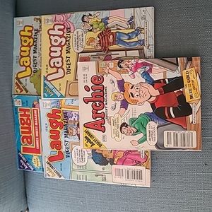 Lot of 5 Archie Comic Book Bundle Variety